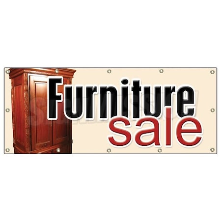 Signmission FURNITURE SALE BANNER SIGN store signs sign sofa recliner chair dinette B-120 Furniture Sale